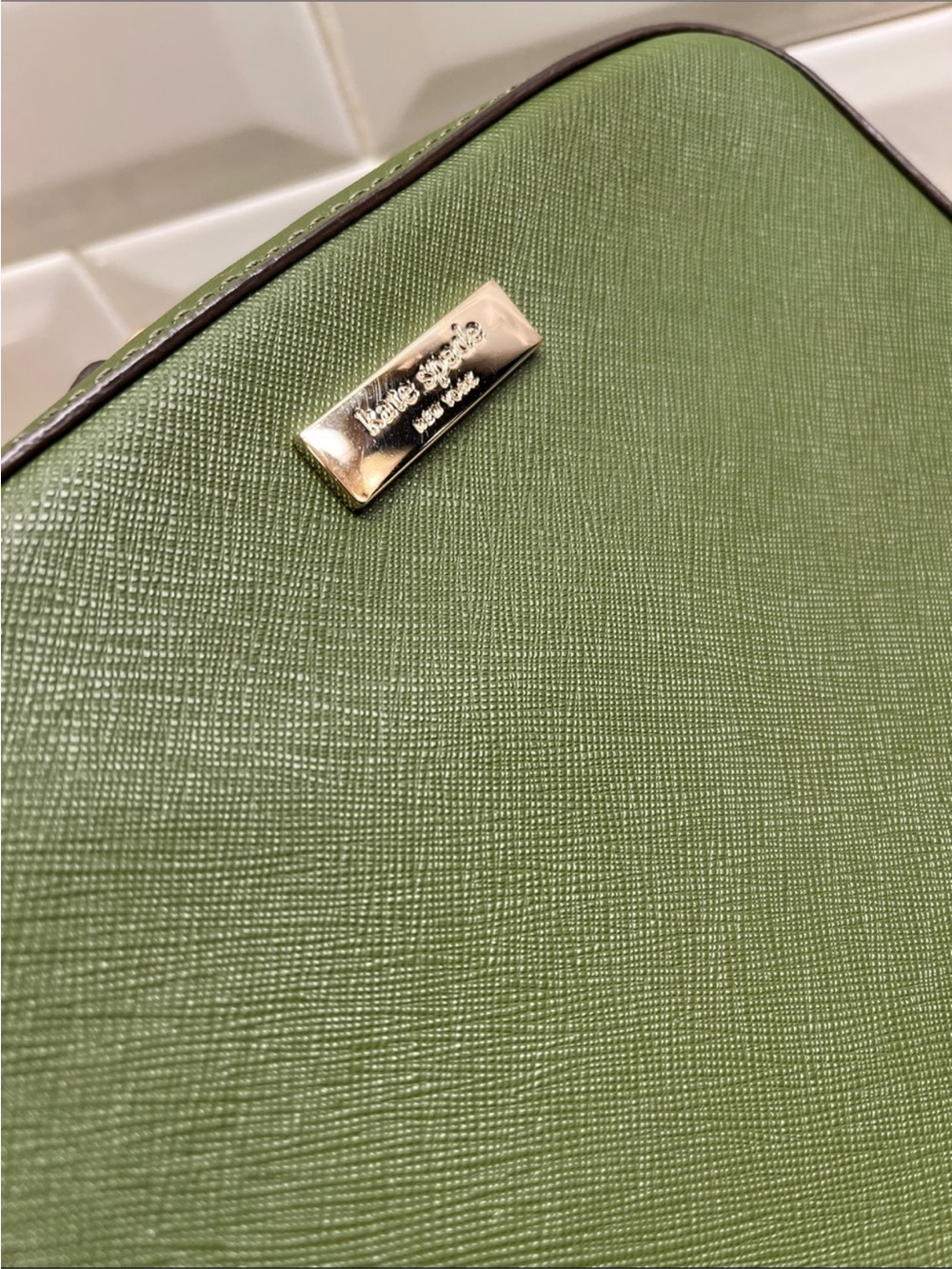 Kate Spade Newbury Lane Cammie Crossbody Bag in Sapling Green - Picture 9 of 15